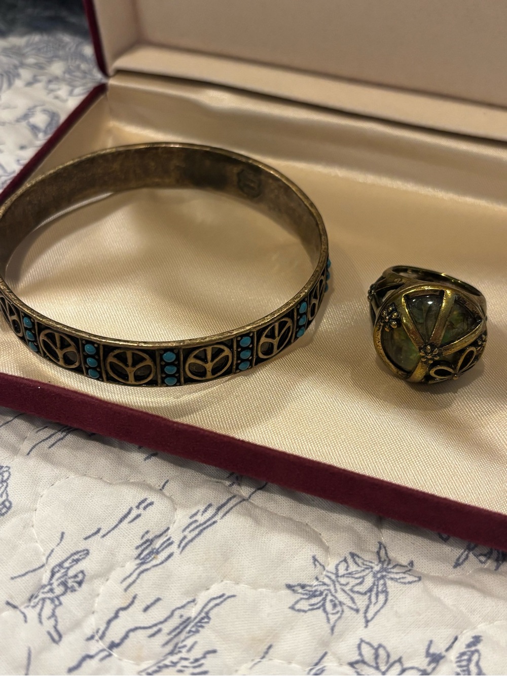 90s Lucky Brand bracelet and ring